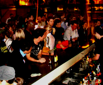 Getting a drink