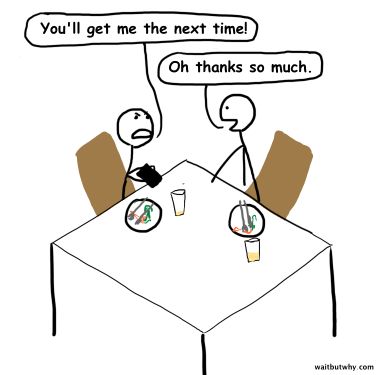 Fighting over the bill