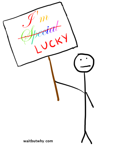 Lucky not special