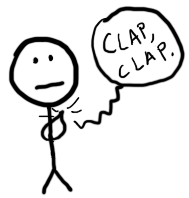 george clapping